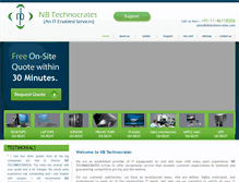 Tablet Screenshot of nbtechnocrates.com